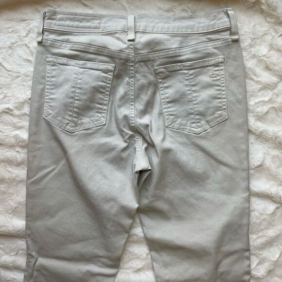 Rag & Bone Cream Moto Zipper Capri - Women’s 27 - Picture 4 of 9